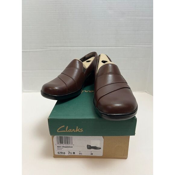 Women's Clarks' Brown May Marigold Loafers Size 7.5 - Picture 10 of 12